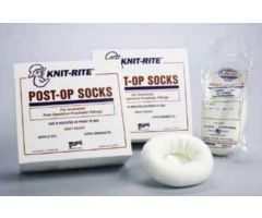 X-Static Post-Op Sock with Silver Fibers, Nonsterile, 18" Long x 5" Top x 4" Toe