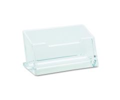 Acrylic Business Card Holder, Capacity 80 Cards, Clear