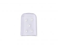 Osteotome Cap with Vents, Clear, 0.70" x 1"