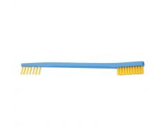 Toothbrush-Style Cleaning Brush, Extra-Rigid Nylon Bristles, Double-Ended, 6.89"