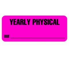 Chart Label  Yearly Physical Due