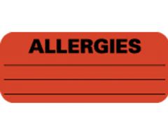 Chart Label - Allergies L-2064N
