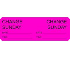 Label - Change Day - Sunday