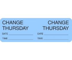 Label - Change Day - Thursday
