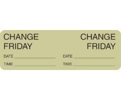 Label - Change Day - Friday