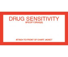 Chart Label - Drug Sensitivity