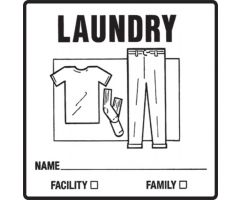 Chart Label  Laundry