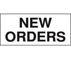 Chart Tape  New Orders