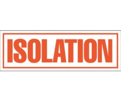 Tape - Isolation Precautions - 2" x 6"