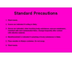 Sign - Isolation Precaution - Standard - Laminated - 8" x 5"