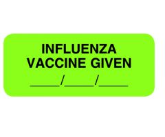 Chart Label - Influenza Vaccine Given