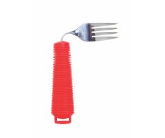 Essential Medical L5042 Power of Red Bendable Fork with Large Handle