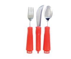 Essential Medical Supply L5045 Power of Red Utensil Set