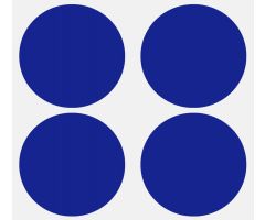 1/4 Inch Color Dots-Roll Form-Rose