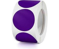 1/4 Inch Color Dots-Roll Form-Lavender