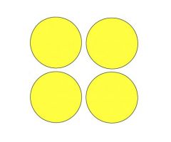1/2 Inch Color Dots - Roll Form - Lavender