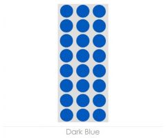 1 Inch Color Dots-Roll Form-Dark Blue