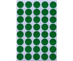1 Inch Color Dots - Roll Form - Dark Green