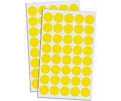 2 Inch Color Dots - Roll Form - Yellow