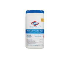 Clorox Bleach Wipes for Cleanrooms, Medium-Duty, Canister