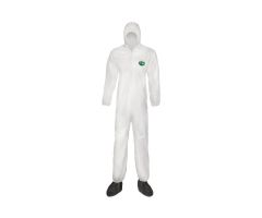 Micromax Nonsterile Coveralls with Hood, Boots and Elastic Wrists, Size L
