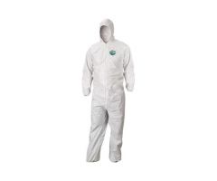 Micromax Nonsterile Coveralls with Hood, Boots and Elastic Wrists, Size M