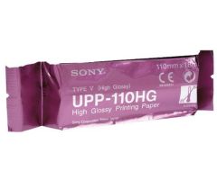 Sony High-Gloss Black and White Media Thermal Print Paper, 110 mm x 18 m (4.3" x 19.5 yd.)