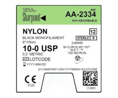 Surgical Specialties Sharpoint Microsurgery Sutures Loo Aa-2334