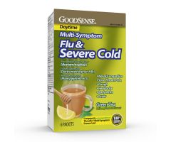 GoodSense Flu & Severe Cold Daytime Green Tea 6 Ct