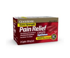 GoodSense Pain Relief XS 500 Mg Rapid Release Caplets 24 Ct