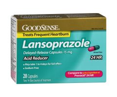 GoodSense Lansoprazole 15 Mg 24-Hr Delayed Release Capsules 28 Ct