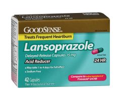 GoodSense Lansoprazole 15 Mg 24-Hr Delayed Release Capsules 42 Ct