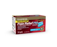 GoodSense Pain Relief PM XS 500 Mg/ 25 Mg Caplets 50 Ct