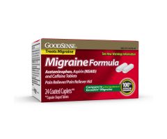 GoodSense Migraine Relief Ctd Caplet (Apap, Aspirin ,Caffeine) 24 Ct