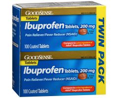 GoodSense Ibuprofen 200 Mg Brown Coated Tablets Twin Pack 2/100 Ct