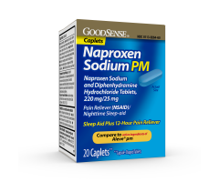 GoodSense Naproxen PM 220Mg/25Mg Caplets 20 Ct