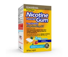 GoodSense Nicotine Gum Coated 2Mg Fruit 100 Ct