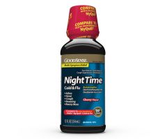 GoodSense Nighttime Cold & Flu Multi Symptom Cherry 12 Oz - Potential Constraints through 2024