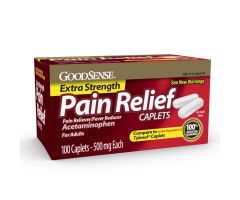 GoodSense Pain Relief XS 500 Mg Caplets 100 Ct