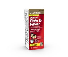 GoodSense Child Pain Relief Acetaminophen 160 Mg Suspension Liquid Cherry 4 Oz