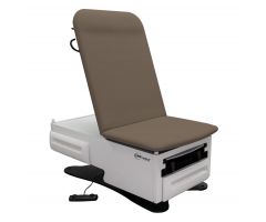 FusionONE Model 3002 Power Exam Chair with Stirrups, Chocolate Truffle