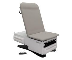 FusionONE Model 3003 Power Exam Chair with Stirrups, Warmer and Drain Pan, Smoky Cashmere