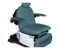 power4010 Head-Centric Procedure Chair, No Stirrups, Lakeside Blue