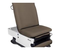 power100 Exam Table with Power High-Low and Manual Back, Chocolate Truffle