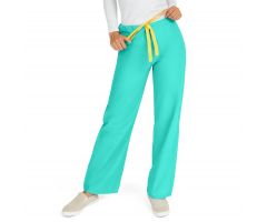 AngelStat Unisex Reversible Scrub Pants with Drawstring Waist, Jade, Size 4XL, Angelica Color Code