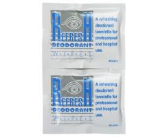 Refresh Deodorant Wipes, 500 Per Case(10 cartons of 50 wipes ea). For Use After Mammogram-NO DISCOUNT