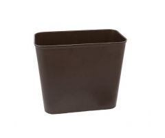 Fire Resistant Waste Basket, 27 qt., Brown