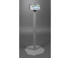Locking Single Mask Box Holder, 2STL Stand, 2 STL Kit
