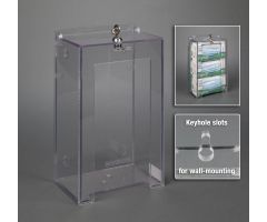 Locking Mask Box Holder-3 Box, Wall Mount