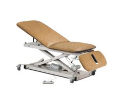 Powered Treatment Table with Adjustable Backrest and Drop Section, 72" x 27"